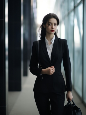 欧美成功职业商务美女写真图片